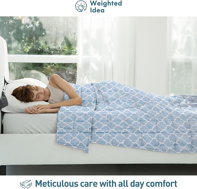 Weighted Idea Weighted Blanket for Adults Cooling Breathable Heavy Blanket - Image 6