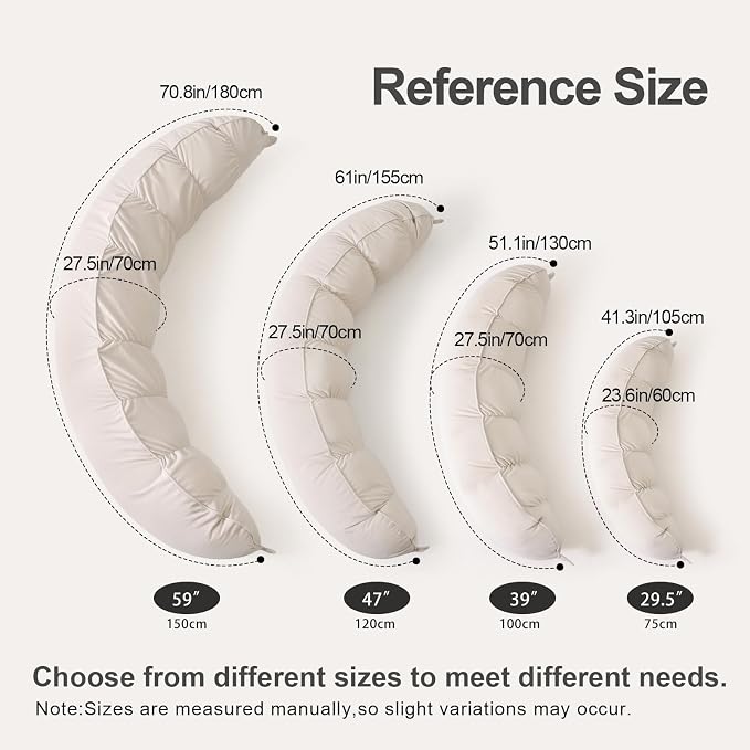 Peallow – Long Round Body Pillow - Image 2