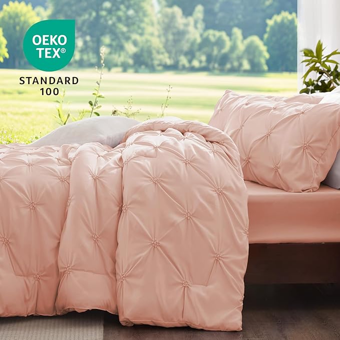 BEDELITE Dusty Pink Comforter Set Full - Image 3