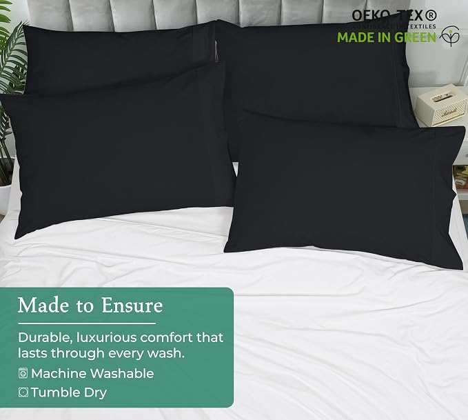 Royale Linens King Pillowcase Set of 2 - Image 8