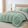 Sasttie Twin Comforter Set, 5 Pieces Reversible Bed in a Bag Twin, Complete by SASTTIE