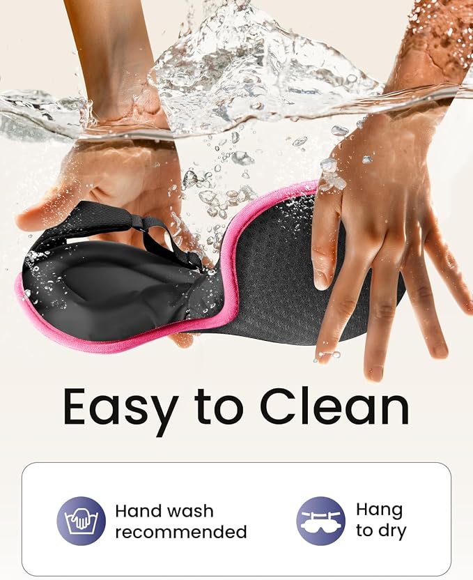WAOAW Sleep Mask for Men Women: Blackout Eye Masks for Sleep - Image 6