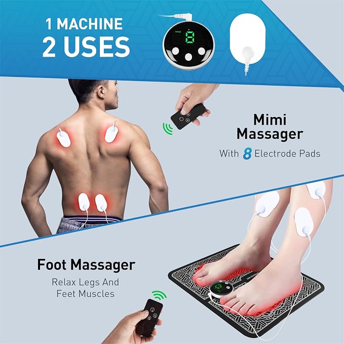 Phixnozar TENS & PMS, Transcutaneous Electronic Nerve Stimulator, EMS Foot - Image 5