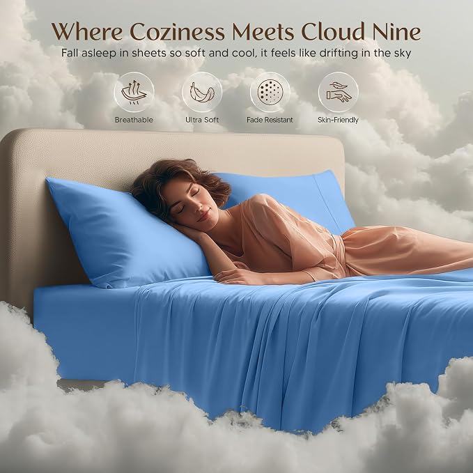 Utopia Bedding King Size Sheet Set – 4 Piece Bed Sheets, Soft and Breathable - Image 6