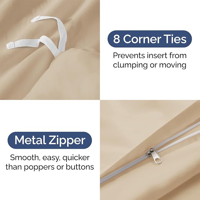 Duvet Cover Queen Size Set - Image 4
