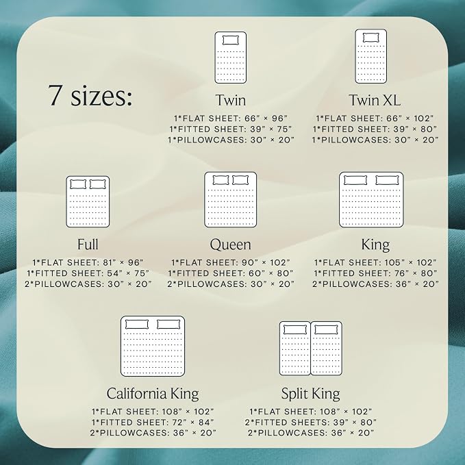 LuxClub 4 PC Queen Sheet Set, Breathable Luxury Bed Sheets, Deep Pockets 18" - Image 4