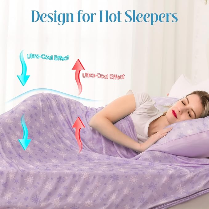 OIGAE Cooling Blanket for Hot Sleepers - Image 2