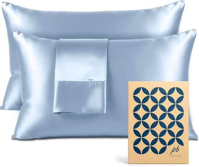 Pure Bedding Satin Pillowcase 2 Pack by PureBedding