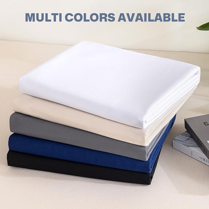 Lavisun Twin Flat Sheets Only, 2 Pack Soft Brushed Microfiber Bedding Sheets - Image 7