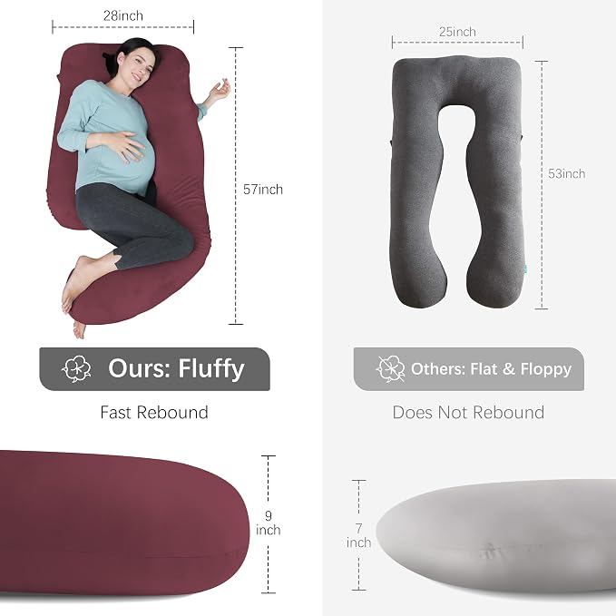MOON PARK Pregnancy Pillows for Sleeping - Image 7