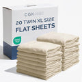 Twin XL Size Flat Sheets by CGKUnlimited