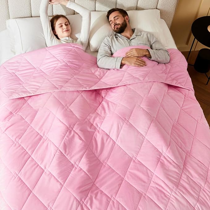 L'AGRATY King Size Weighted Blanket by LAGRATY