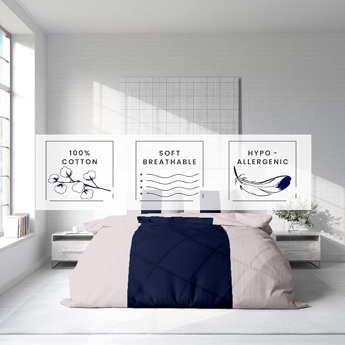 Kotton Culture 1 Pc California King Size Duvet Cover Only -100% Egyptian Cotton - Image 5