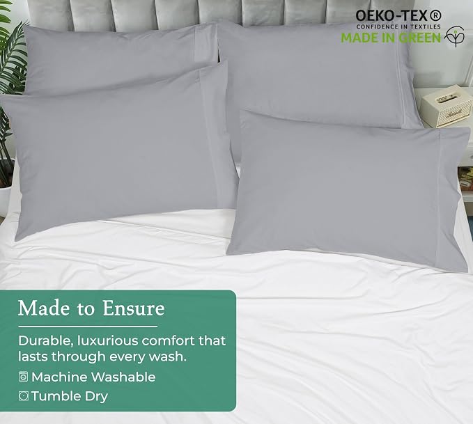 Royale Linens Standard Pillowcase Set of 2 - Image 8