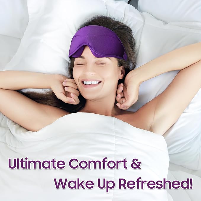 Sleep Mask - Total Blackout 3D Sleeping Mask, Super Lightweight & Silky Soft - Image 8