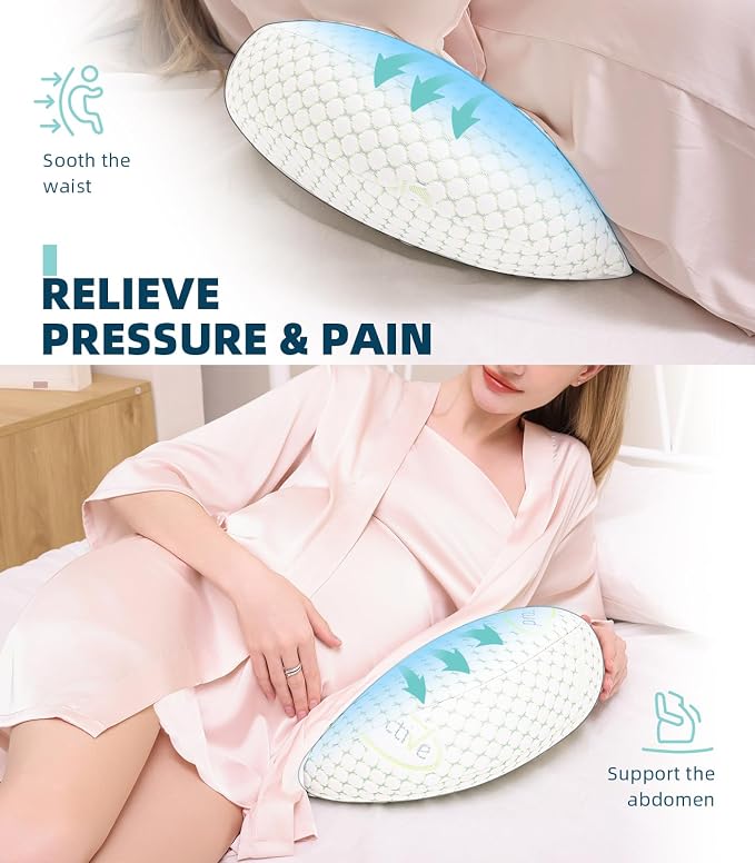 Oternal Pregnancy Pillow for Pregnant Women – Comfortable Maternity Pillow for - Image 3