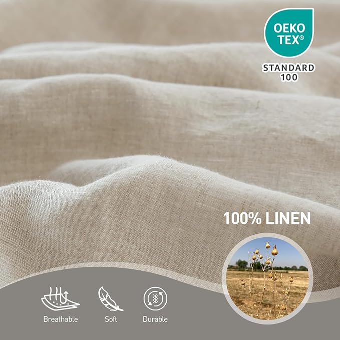 Simple&Opulence French Linen Flat Sheet - Image 2