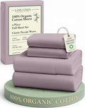 LANE LINEN Eco Friendly 100% Organic Cotton Bed Sheets Full Size, Fully by LaneLinen
