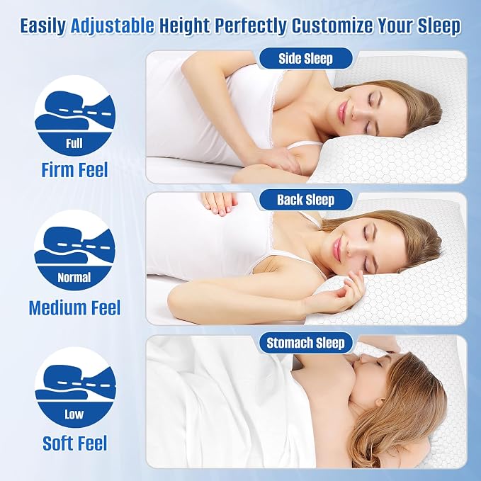 CushyOasis Shredded Memory Foam Pillow - Image 4