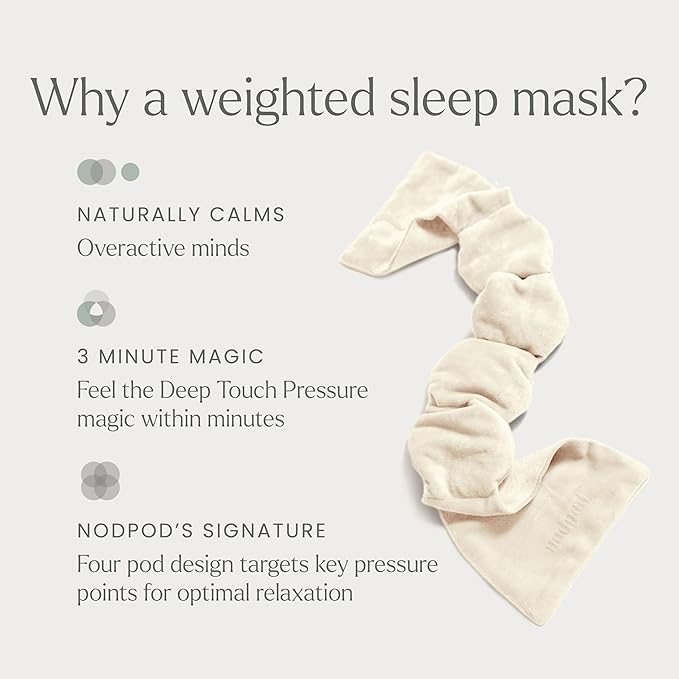 Nodpod Gentle Pressure Sleep Mask | Patented Light Blocking Design - Image 3