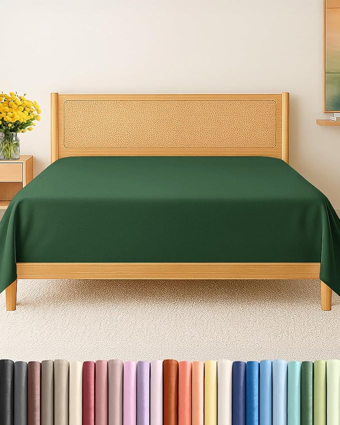 Twin XL Size Flat Sheet by CGKUnlimited