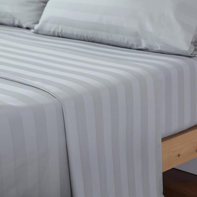 Cotton King Flat Sheet Only, 600 Thread Count 100% Egyptian Cotton Top Sheet - Image 7