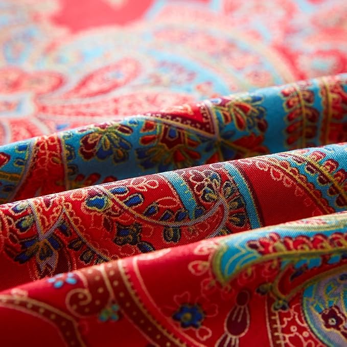 mixinni Long Staple Cotton Percale Paisley Duvet Cover - Image 5