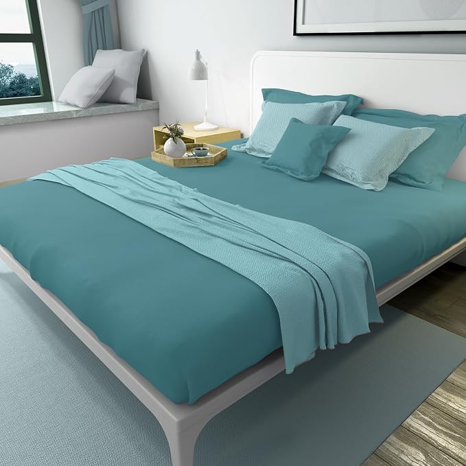 Lirex Queen Size Flat Sheet Only，Ultra Soft & Breathable Brushed 1800 - Image 6
