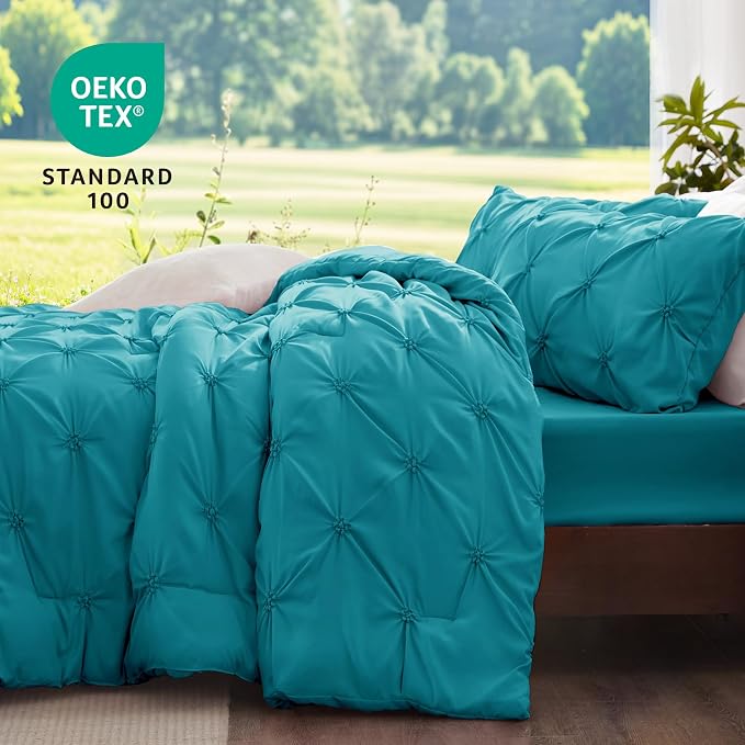 BEDELITE Teal Queen Comforter Set - Image 3