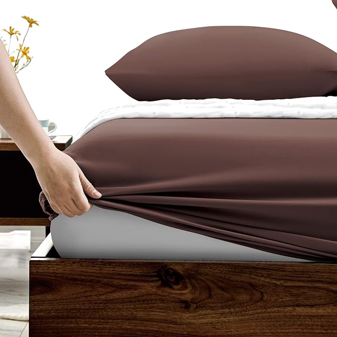 FreshCulture Twin Fitted Sheets, Bulk Pack of 6, Deep Pocket, Soft Microfiber - Image 3