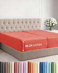 Extra Deep Split King Fitted Sheet by CGKUnlimited