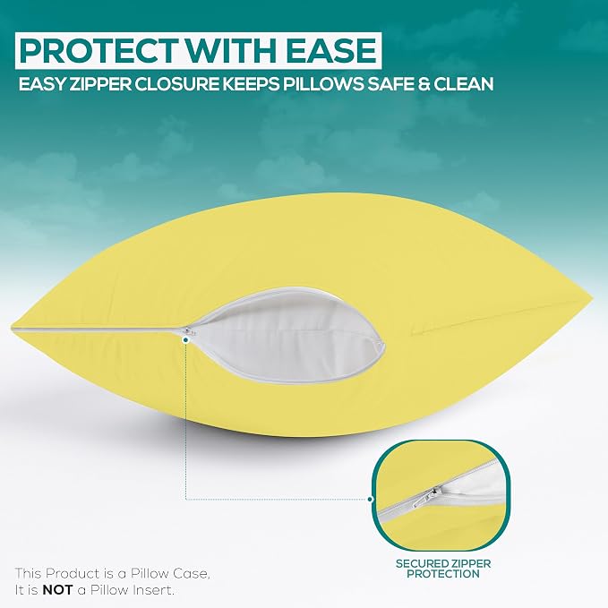 Utopia Bedding Premium 100% Waterproof Pillow Protectors - Image 4