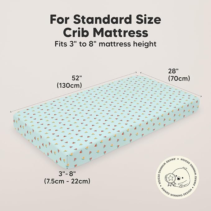 KeaBabies 2-Pack Organic Crib Sheets - Image 2