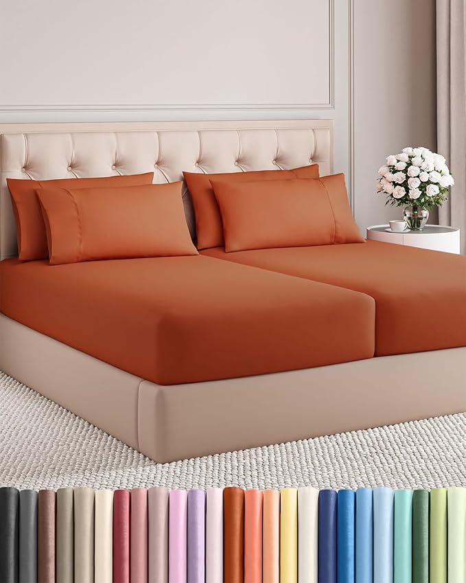 Split King 7 Piece Sheet Set by CGKUnlimited
