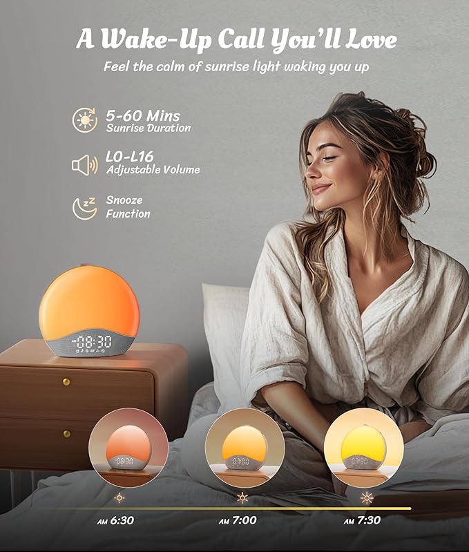 ecozy Sunrise Alarm Clock, Alarm Clock - Image 3