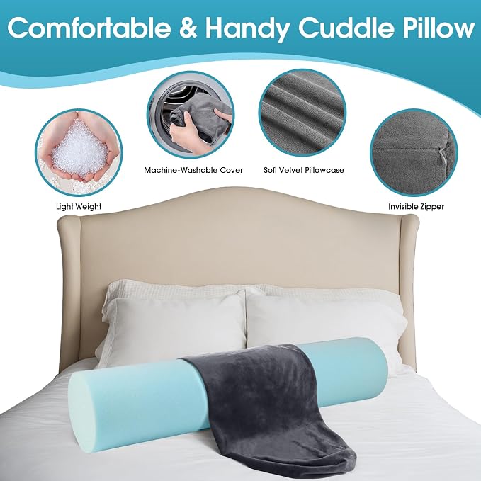 SereneCloud Memory Foam Body Pillow - Image 4