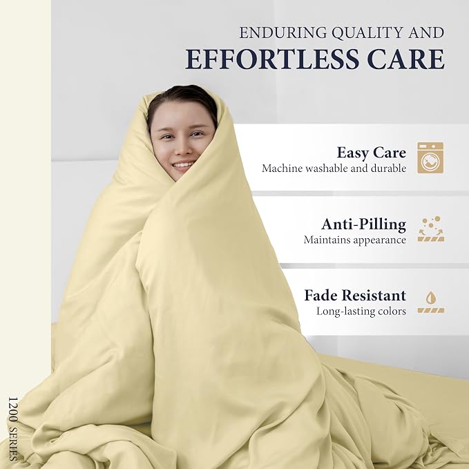 100% Egyptian Cotton Queen Size Sheets Set - Image 7