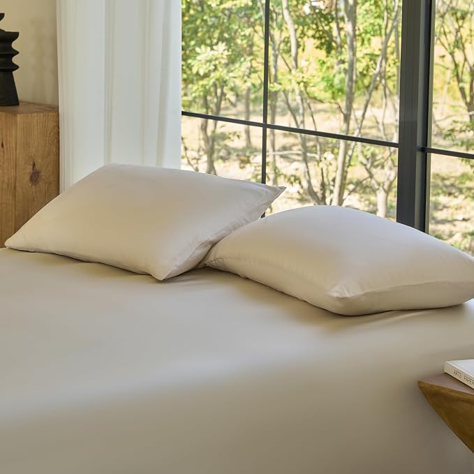 DOZ Pillowcase Set, 100% Viscose derived from Bamboo, Organically Grown by DOZ