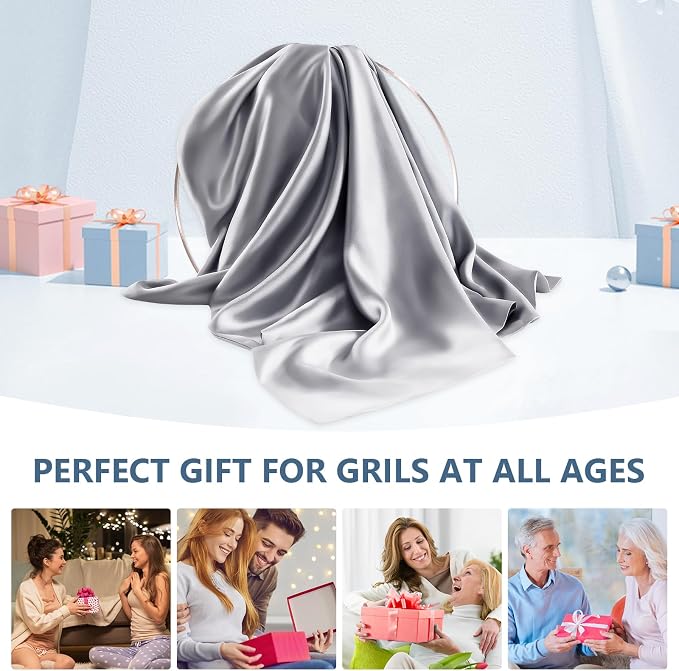 Silk Pillow Cases 2 Pack Queen Size Mulberry Silk Pillowcase Set of 2 - Image 7