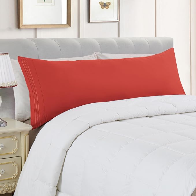 Elegant Comfort Luxury Ultra-Soft 1-Piece Body Pillowcase - Image 2