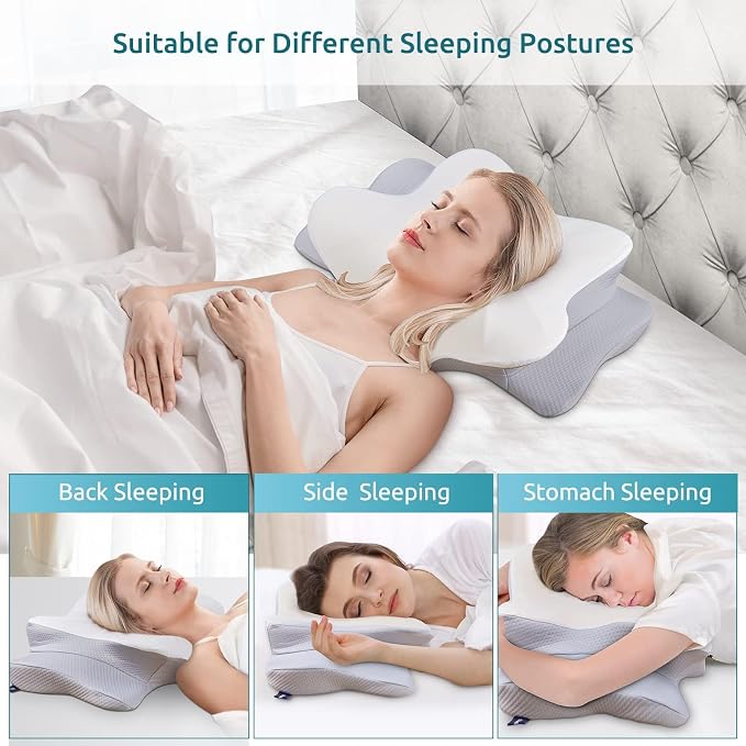 DONAMA Cervical Pillow for Neck and Shoulder Pain Relief, Cooling Contour - Image 6
