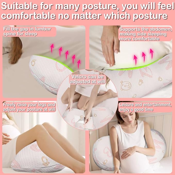 Pregnancy Maternity Pillow for Sleeping, Support for HIPS, - Image 4