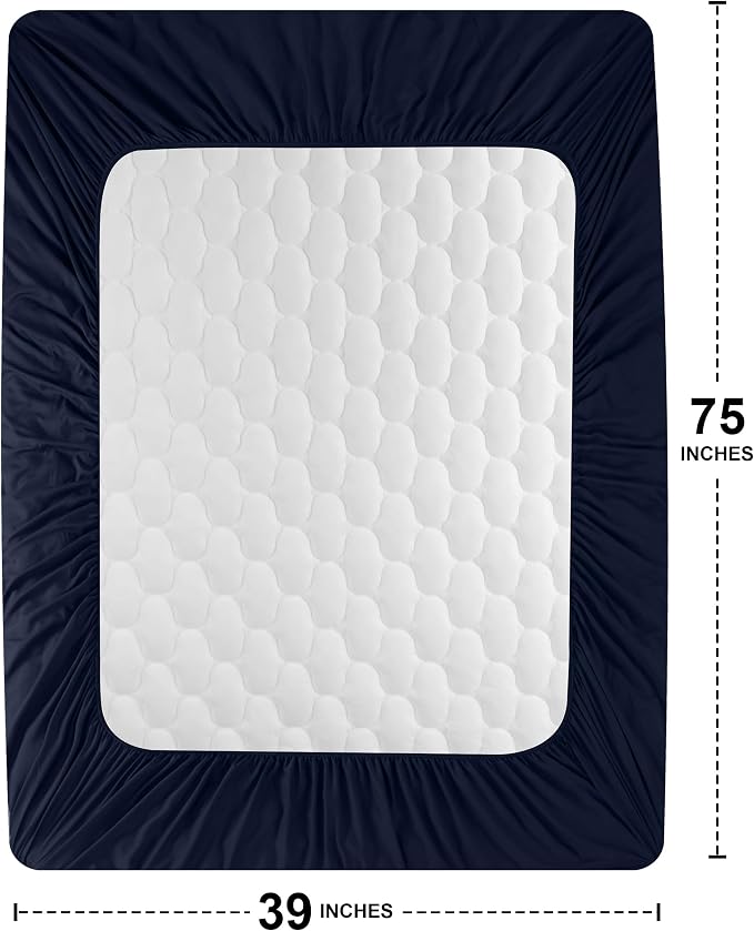 Utopia Bedding Waterproof Mattress Protector, Twin Mattress Pad, Noiseless - Image 4