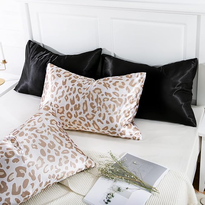 MR&HM Satin Pillowcase for Hair and Skin, Silk Satin Pillowcase 2 Pack - Image 5