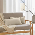 Simple&Opulence 100% Linen Lumbar Pillow Cover 12 x 20 Inches Set of 2 by SimpleOpulence