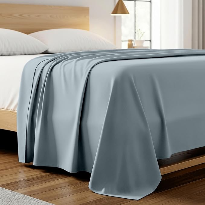 Mellanni Twin XL Size Flat Sheet by Mellanni