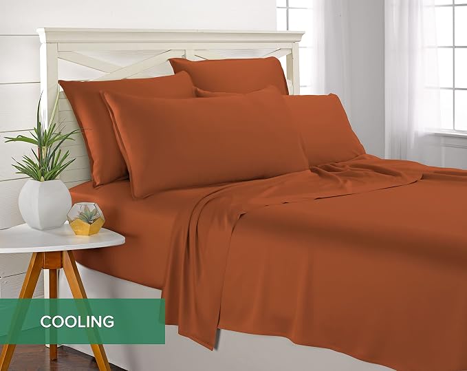 Pure Bamboo California King Sheets, Genuine 100% Organic Viscose Derived from - Image 5