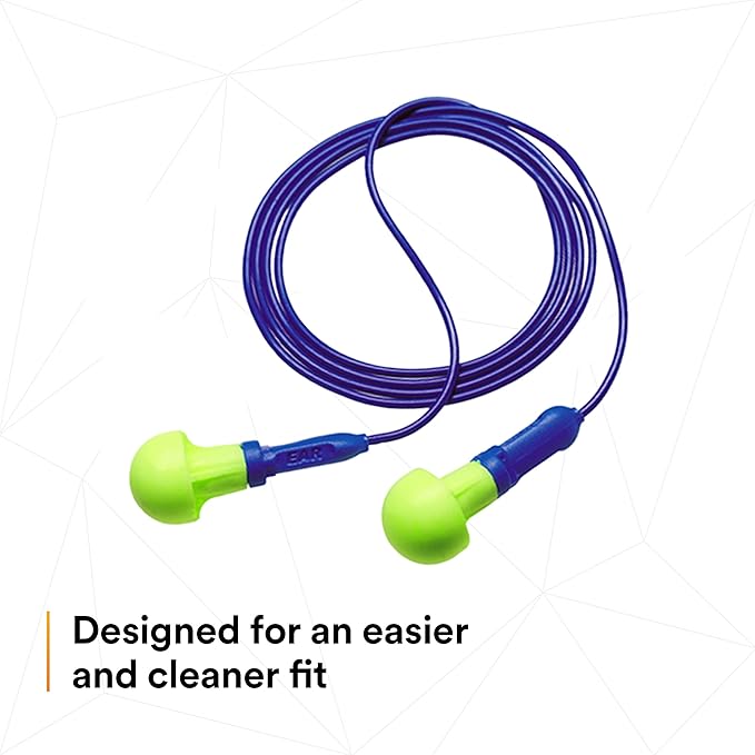 3M E-A-R Push-Ins Earplugs 318-1001, Poly Bag 100-Pair - Image 2