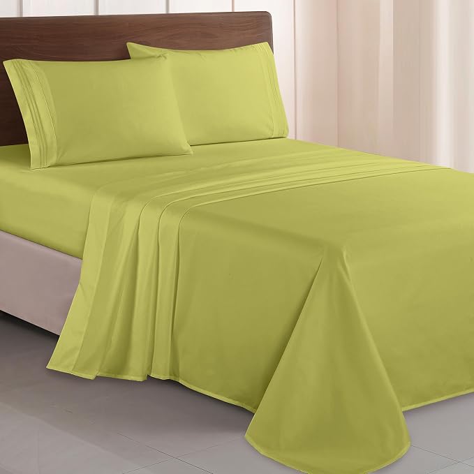 Elegant Comfort Luxurious 1500 Premium Hotel Quality Microfiber Three Line by ELEGANTCOMFORT