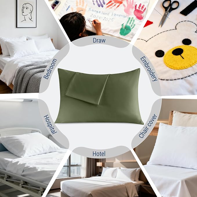 Pillowcases King 4 Pack, 20x36 Pillow Cases - Image 6